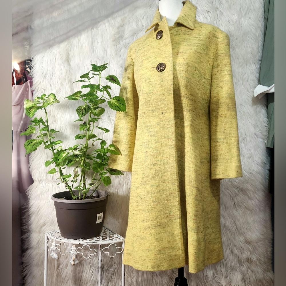 1960s Yellow Tweed Jacket